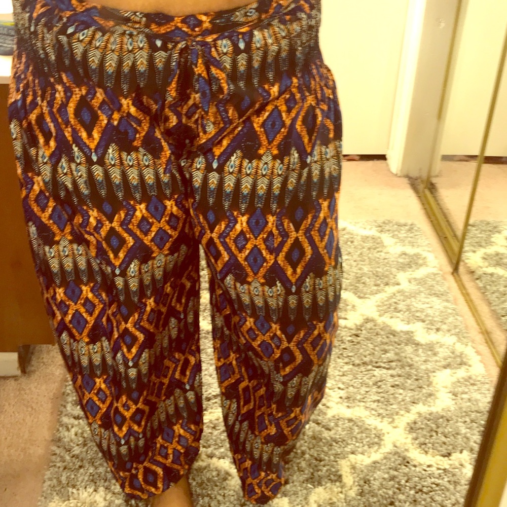 Aztec print Palazzo pants